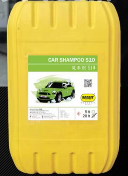 RABBIT CAR SHAMPOO S10 - 20Lt - Car Shampoo Wash & Shine PH Balance 20KG / Car Shampoo Nano Wax CSB 20kg