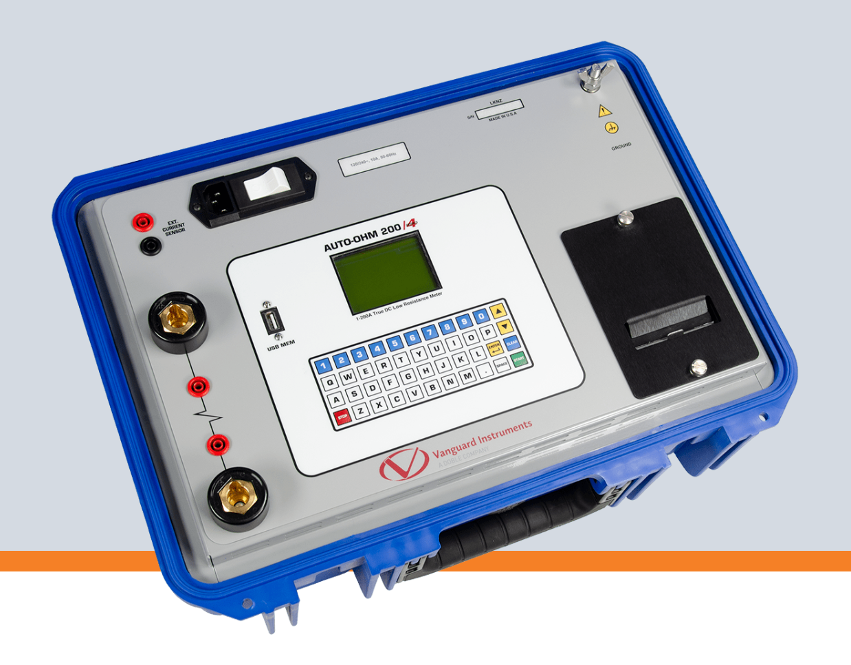 Doble Vanguard Autoohm 200S4 AUTO-OHM 200 S4 200 A True DC Micro-Ohmmeter