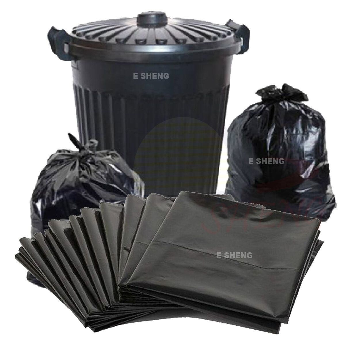 Others *LDPE PLASTIK SAMPAH(BLACK)40X48 1KG HEAVY DUTY