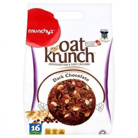 Munchy's Oatkrunch (Dark Chocolate) Pack 15x26gm