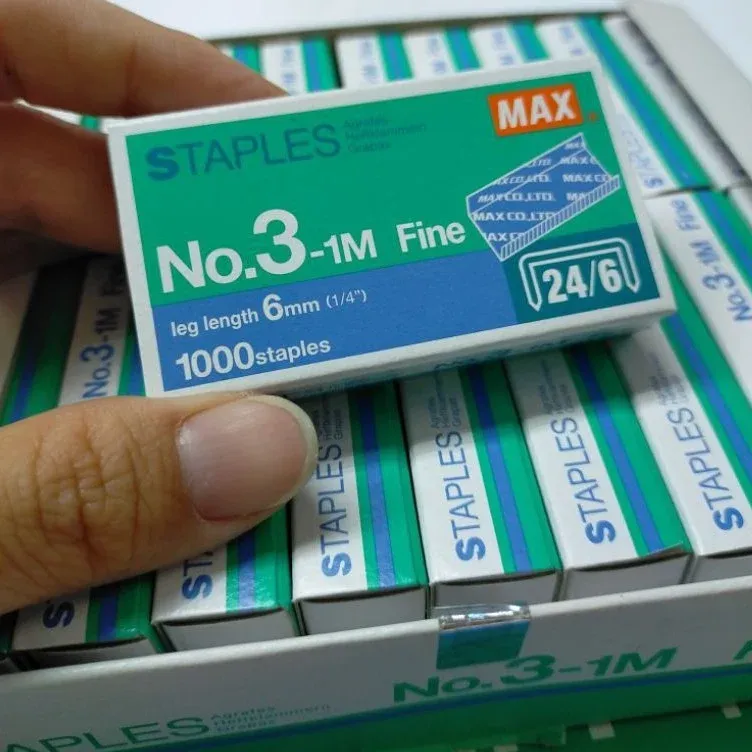 STAPLES NO 3-1M(1 BOX=20 UNIT)