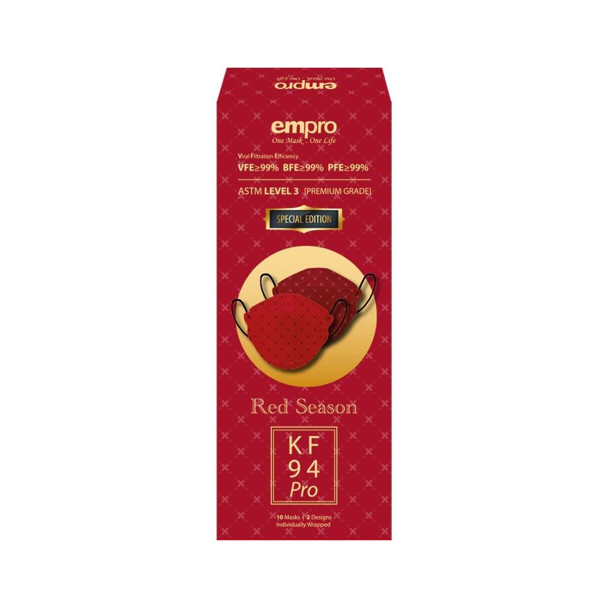 EMPRO *EMPRO KF94 PRO RED CELEBRATION 10S