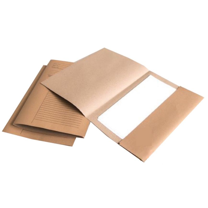 TOP BROWN MINUTE PAPER FILE 1PK=100'S