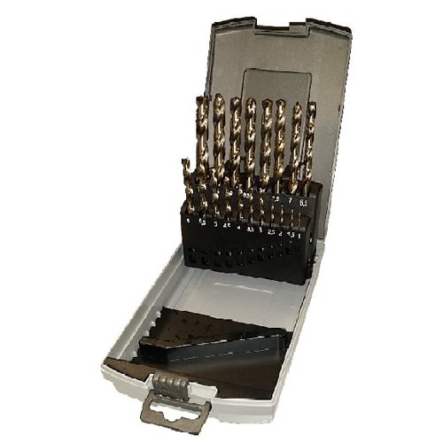 PROJOBBER HSS Drill Set, Ground, Bright Finish, Metric Size (M13) 13-PC
