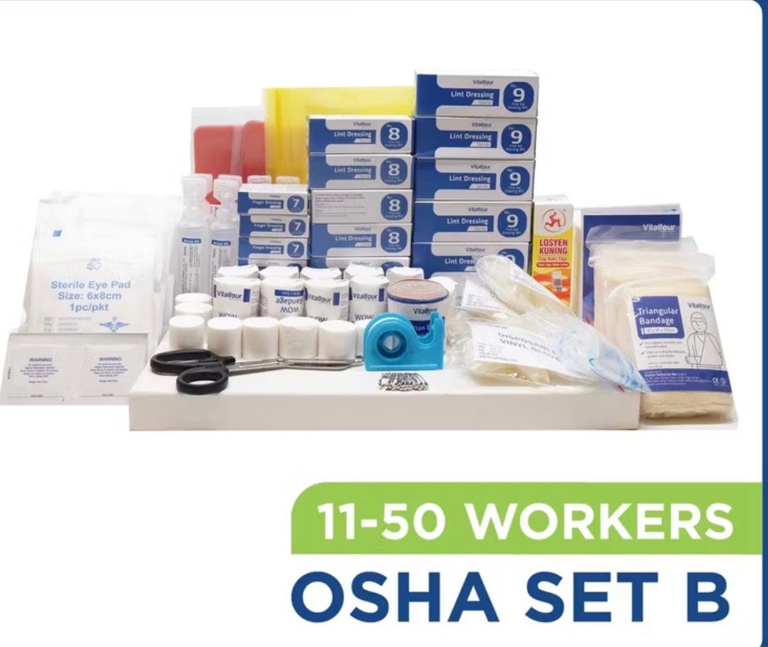 First Aid Kit (REFILL SET) OSHA B 117pcs (11-50 Workers)