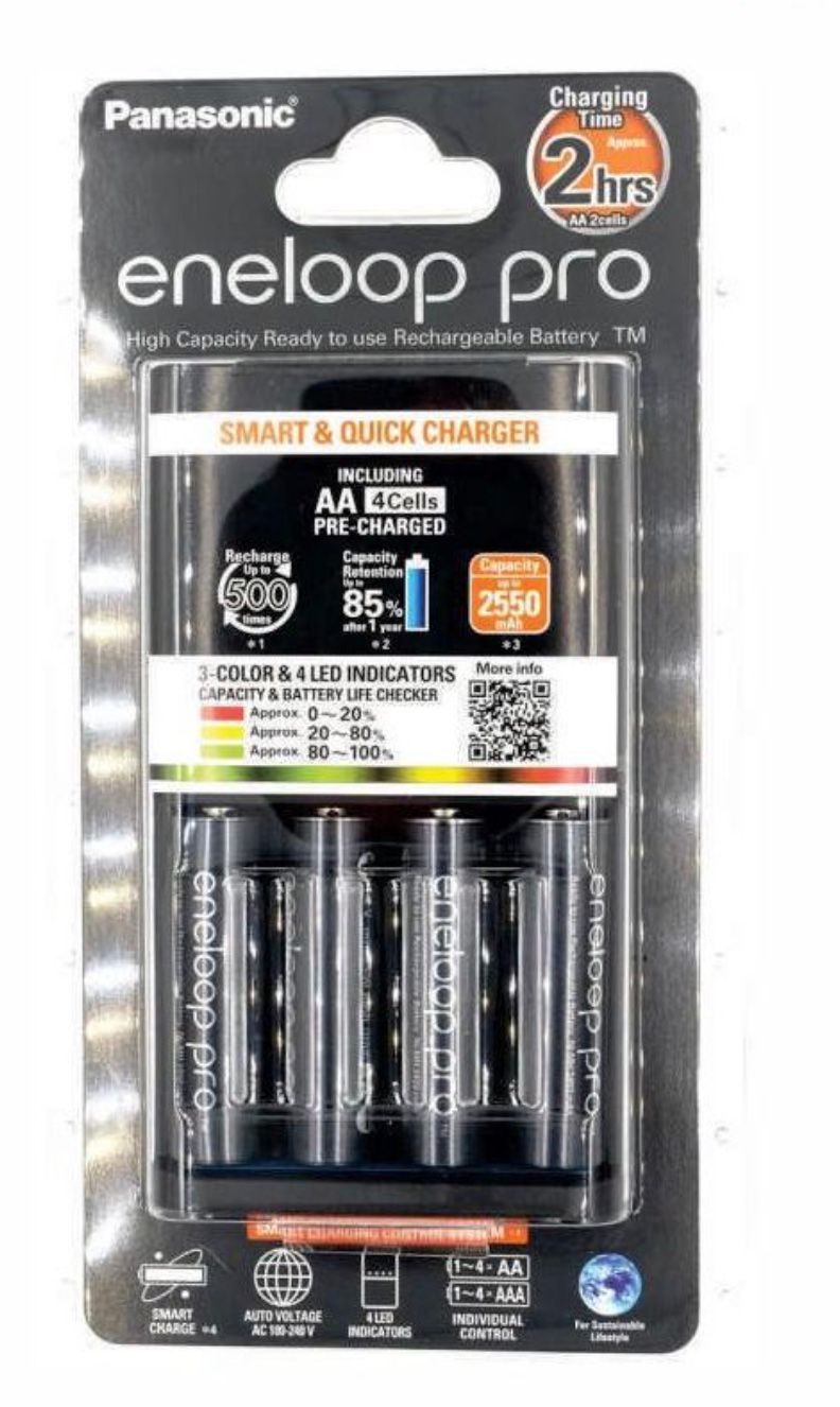 Panasonic Battery (Rechargeable), ENELOOP PRO 2550mAH AA