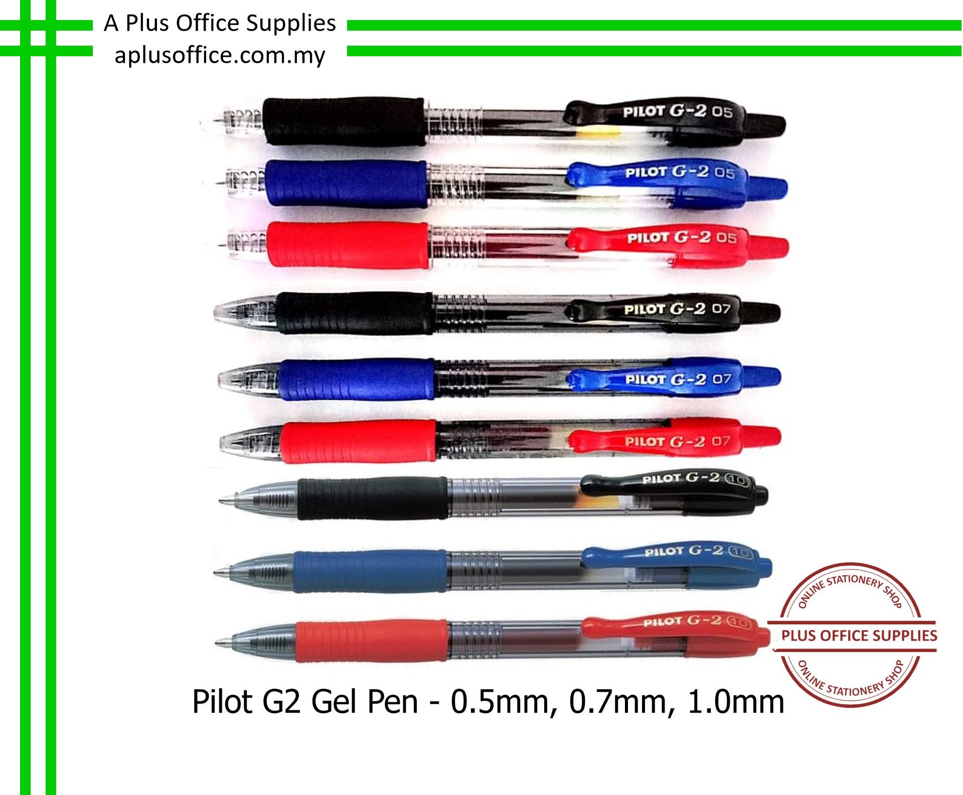 PILOT 1.0 G2 Gel Pen / Pen Gel