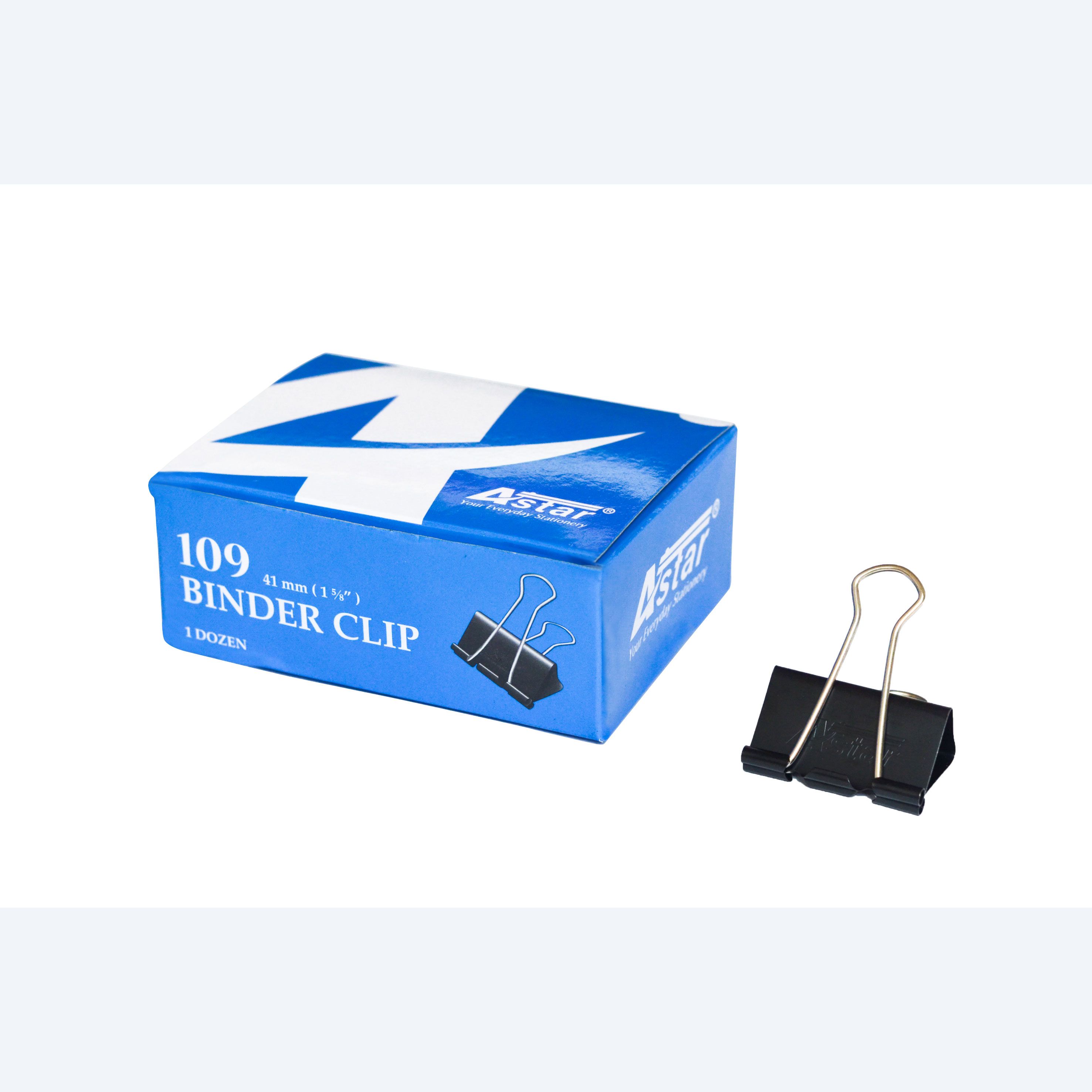 109 ASTAR 41MM (1 5/8") BINDER CLIP (12PCS)