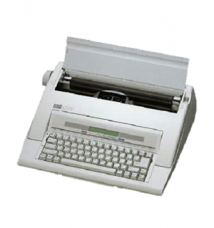 OCHA NAKAJIMA Electronic Typewriter Machine; AX160, Paper Capacity: 330mm Typing Width: 229mm