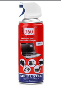 Cleaning Compressed Air Duster Canned With Nozzle 450ml- For Electronics Devices