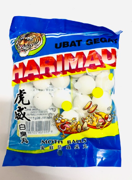 180gm+- & 80gm Harimau Ubat Gegat / Moth Balls 80gm Ubat Gegat AF-W-80-KK