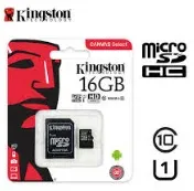KINGSTON TF CANVAS SELECT + ADAPTER 16GB