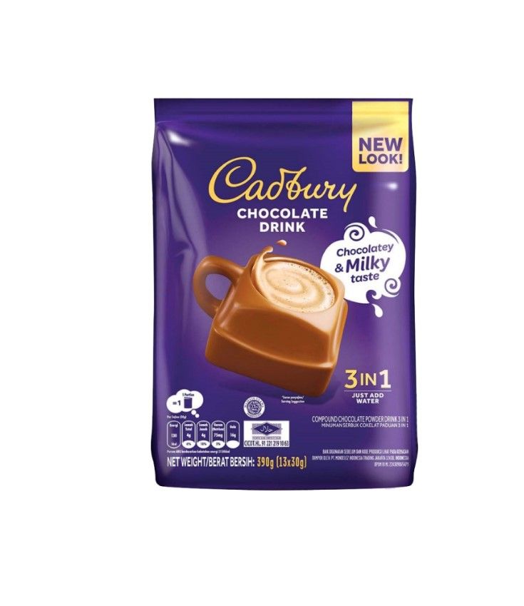 Cadbury Hot Chocolate 3-In-1 Hot Chocolate Drink Beverage