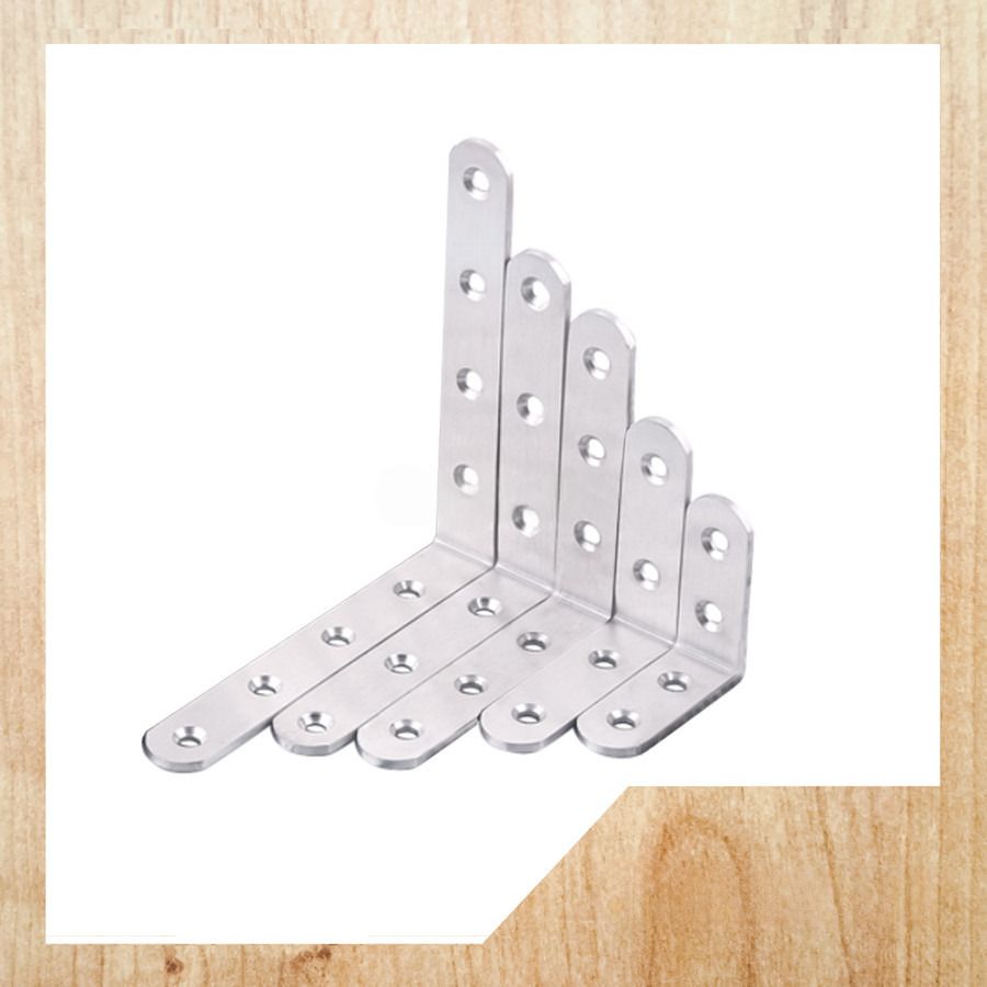 AUROUS 1 PIECE – STANLESS STEEL L BRACKET ANGLE BRACKET (1 1/2” – 5”)