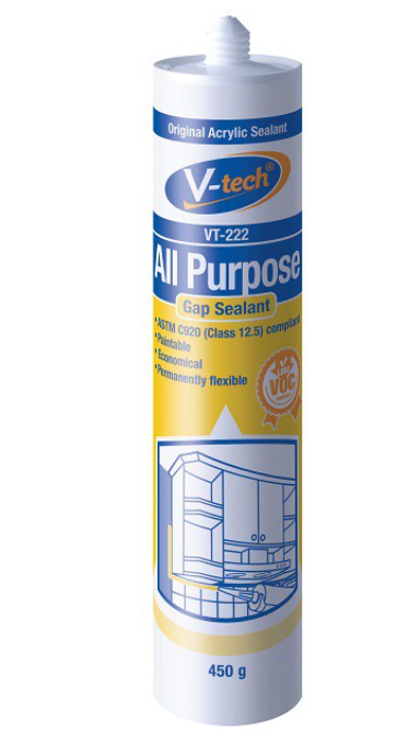 V-TECH 222 ALL PURPOSE GAP SEALANT 450GM