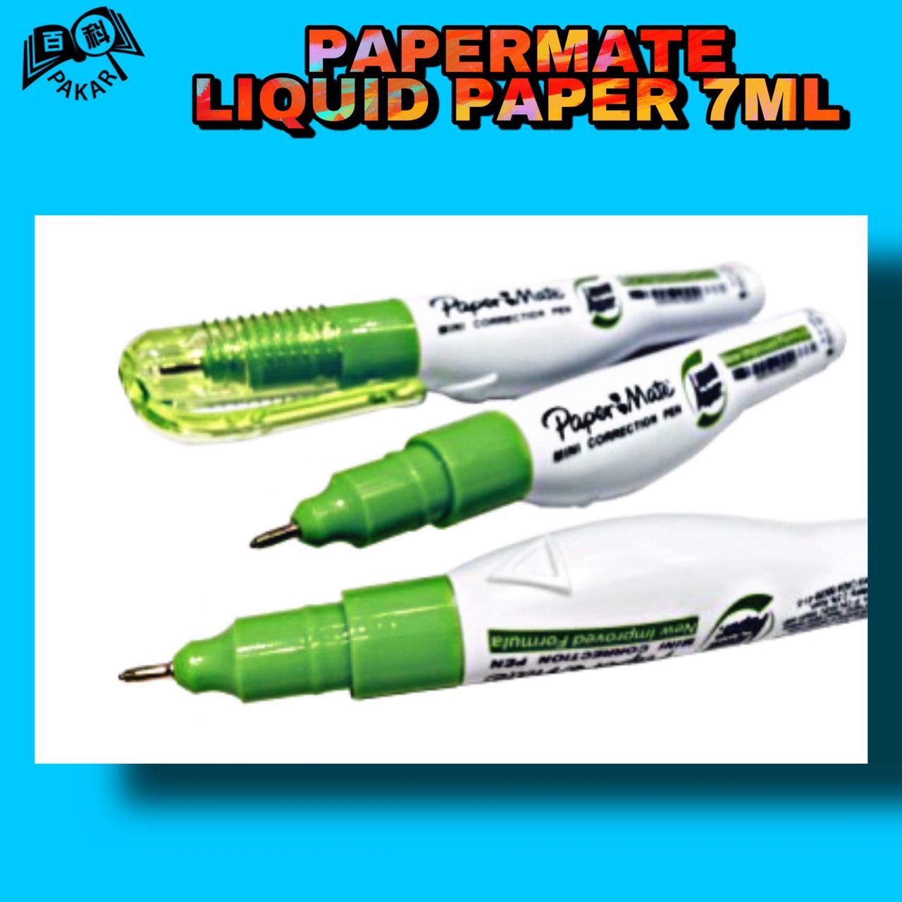 PAPERMATE LIQUID PAPER CORRECTION PEN 7ML
