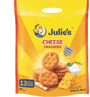 Julie's CHEESE CRACKERS 325G