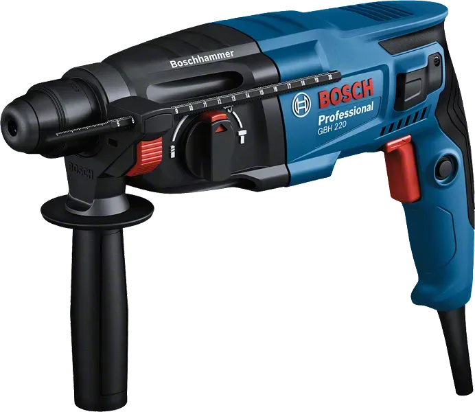 BOSCH GBH 220 PROFESSIONAL ROTARY HAMMER WITH SDS PLUS SMALLER & LIGHTER DRILL