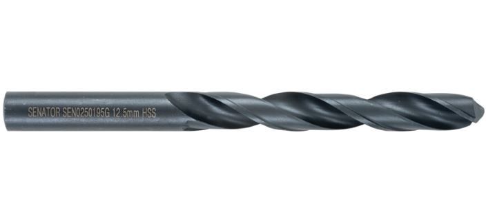 Senator 12.50mm DIA HSS S/S R-F JOBBER DRILL SEN0250195G