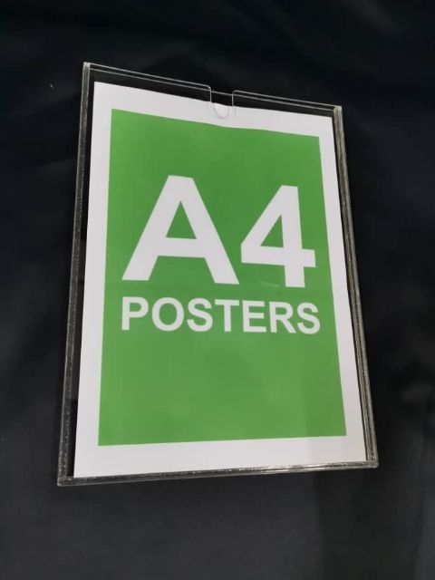 A4 Acrylic Wall Holder (Portrait)