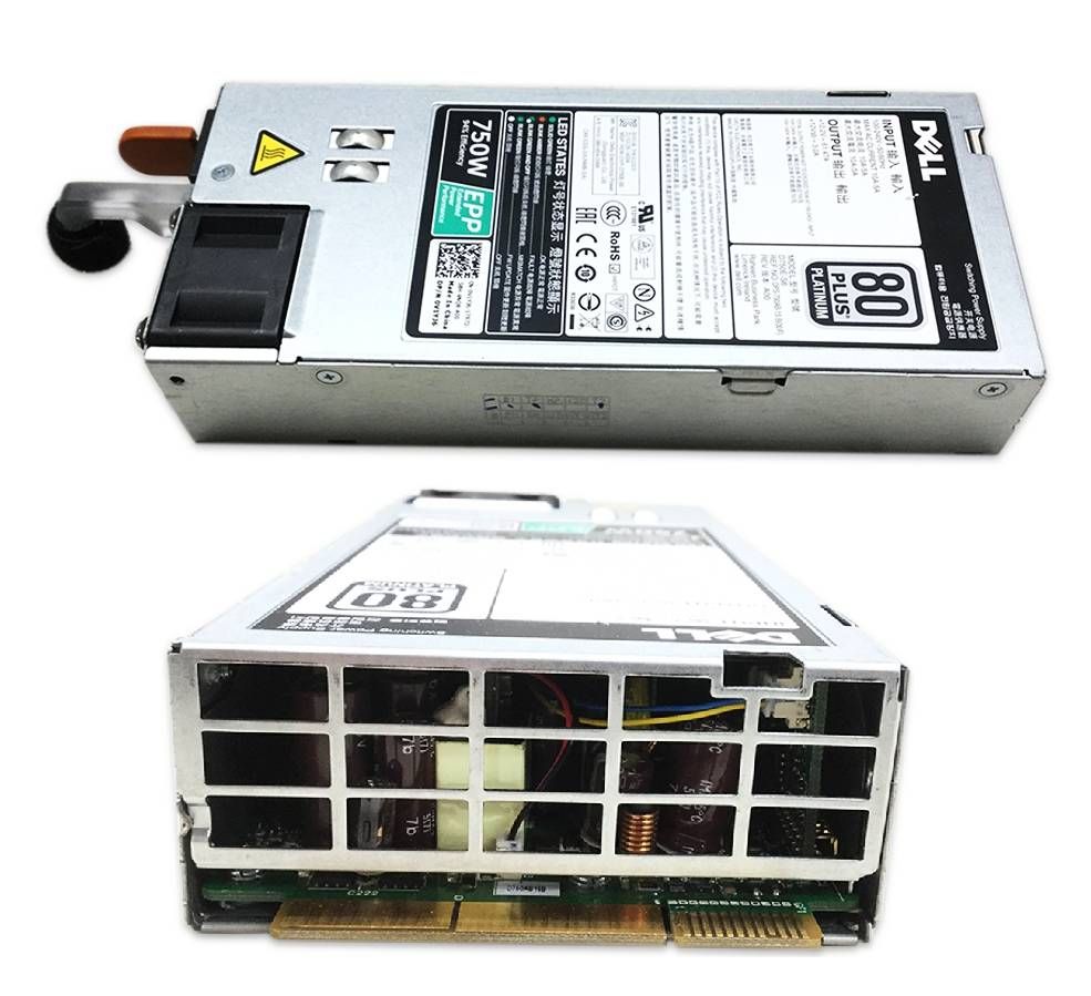 Dell PowerEdge R530 R630 R540 R740 T630 Servers 750W 80+ Platinum AC Power Supply 0G6W6K Delta D750E-S6