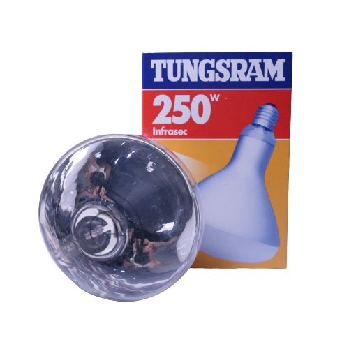 Tungsram E27 250W 240V Farm Breeding Feeding Infrared Ray Thermal Lamp
