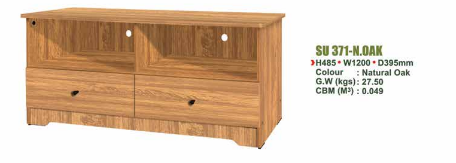 SU TV CABINET SU 371 - N.OAK/WN