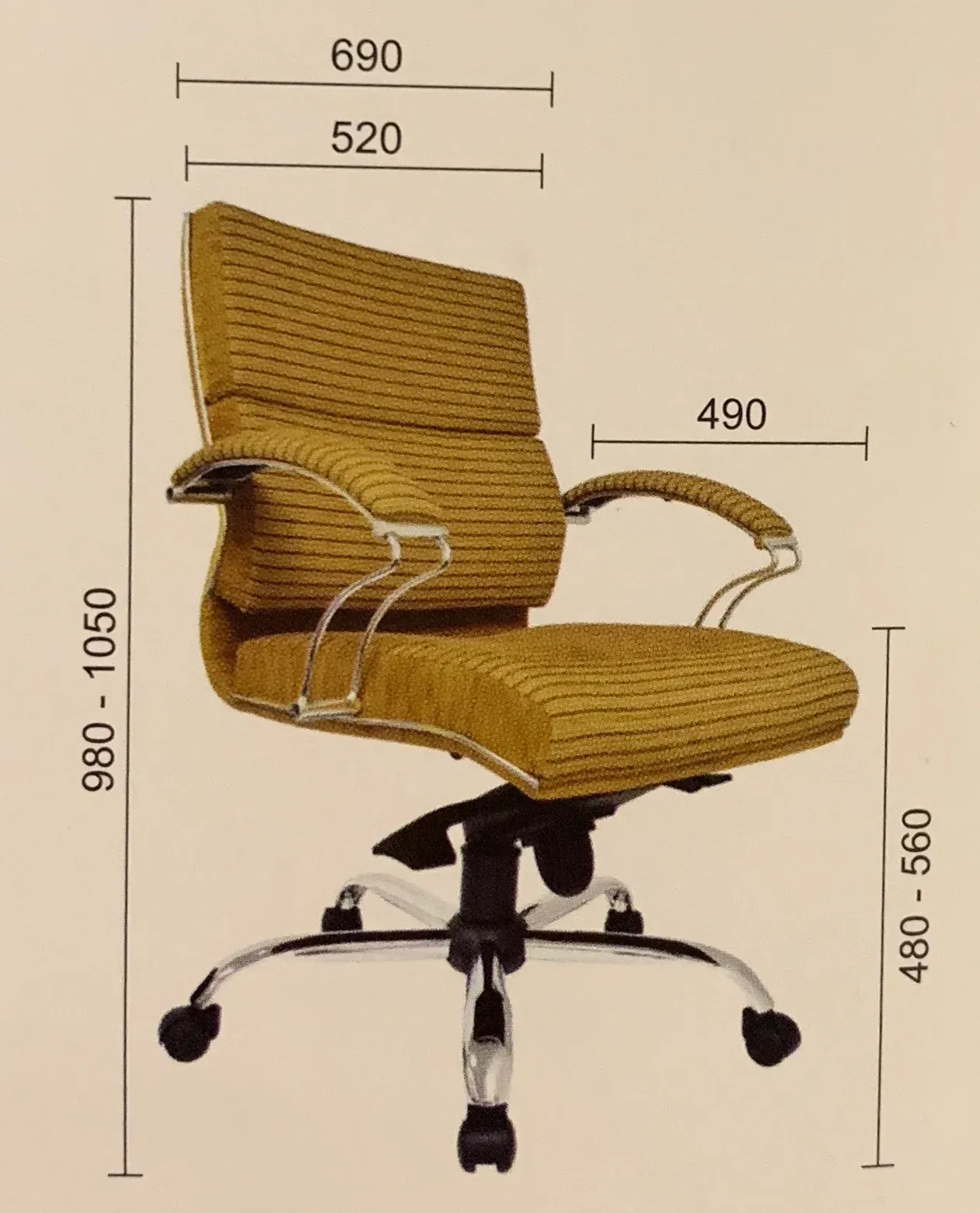 HORIZONIA LOW BACK CHAIR