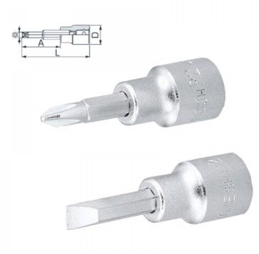 TONE 1/4? DR SCREWDRIVER SOCKETS (CROSS BIT)