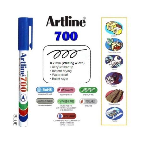 QP Artline Permanent Marker 700 - Blue
