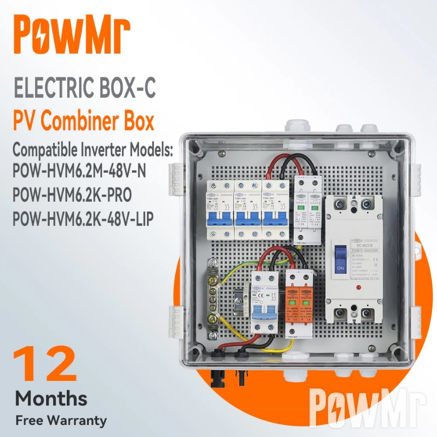 PowMr Electric Box -C PV Combiner Box
