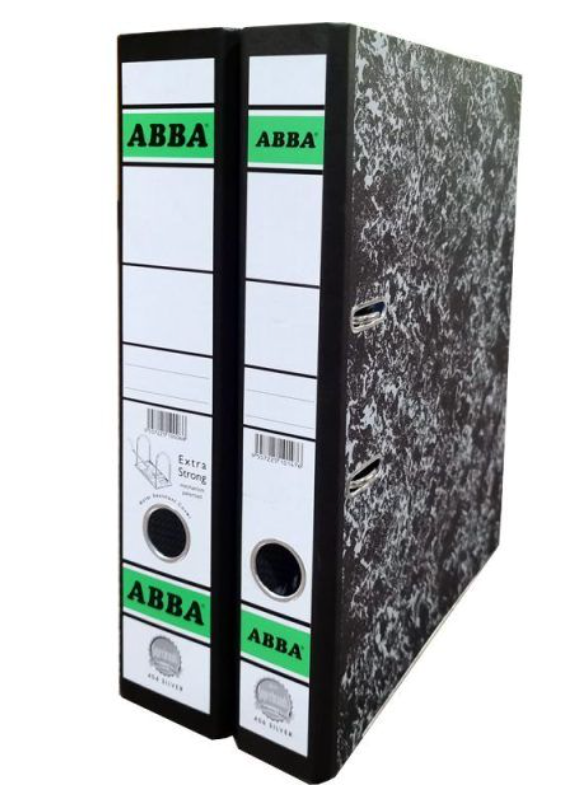 ABBA SILVER AB10147/AB10006 FC 2/3”PAPERBOARD LEVER ARCH FILE (50/75MM)