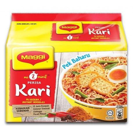 Maggi Perisa Kari - Packet 5x79gm