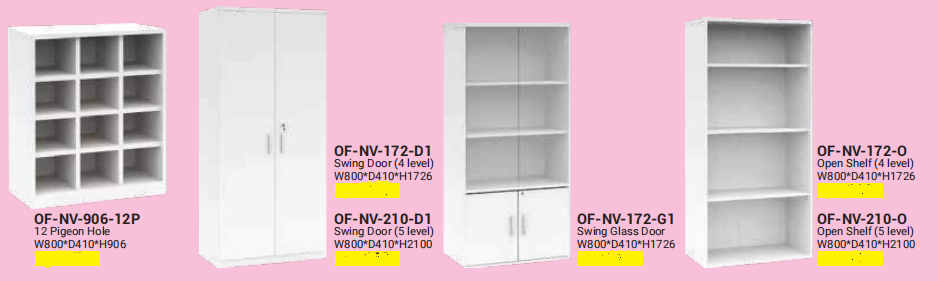 OFIS NOVA SERIES 4 & 5 LEVEL OPEN SHELF