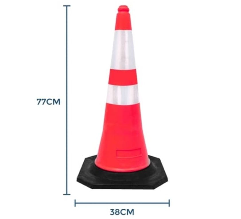 Cone Safety & Traffic Cone 77cm x 38cm
