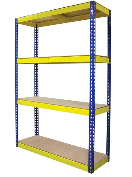 BOLTLESS RACK 8' HIGHT / METAL BOLTLESS RACK / 2400MM (H) /1800 (W) X 600 (D) 4 LAYER