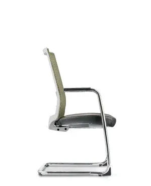NEXUS SURFACE BLACK CONFERENCE / VISITOR CHAIR WITH ARM - SF8413P-89CA