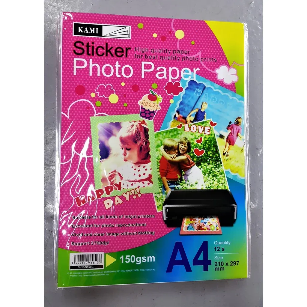 KAMI PHOTO STICKER PAPER 10 SETS/ PACK