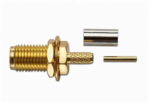 Fluke PCN50 72956 Sma Jack Bulkhead Crimp, Rg174, 178, 188, 316