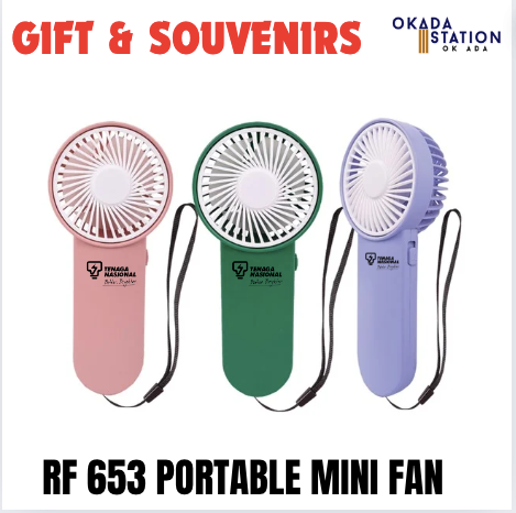 Souvenir & Gift / Portable mini Fan / Printed With Company Logo / PR 653 / Corporate Gift / Door Gift / Cenderahati / Hadiah / Kipas Mini / Kip