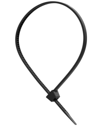CABLE TIE, NYLON, BLACK, 450MMX9MM
