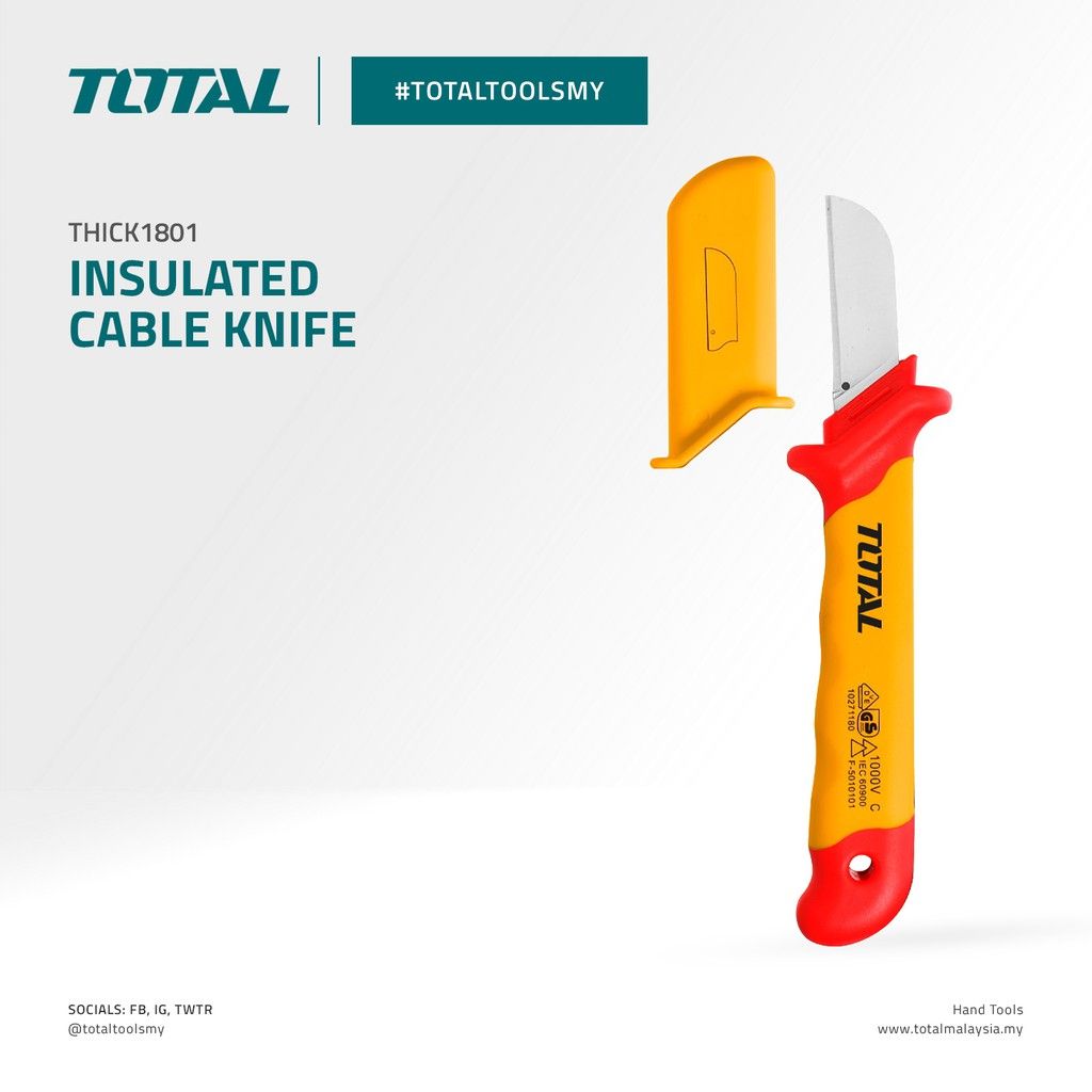 TOTAL THICK1801 INSULATED CABLE KNIFE