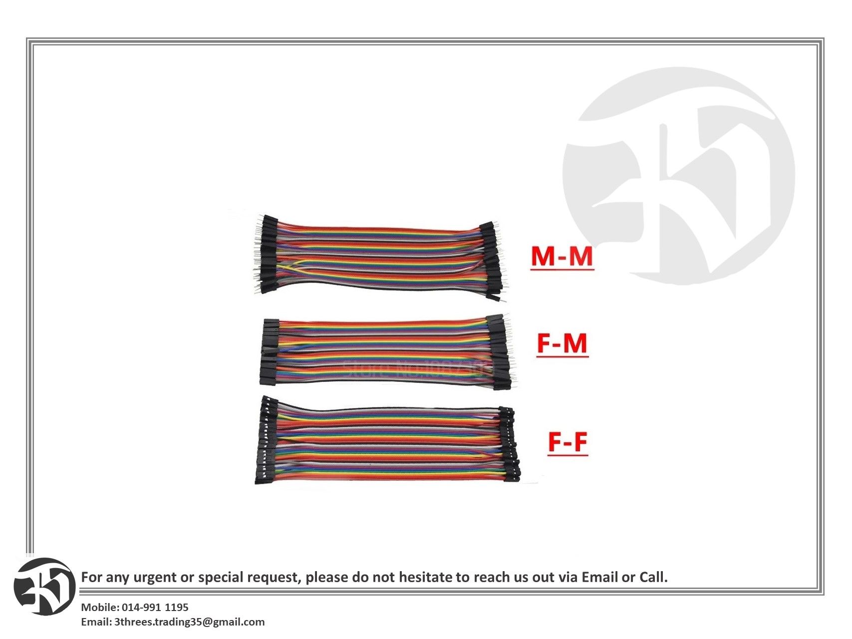 40 way jumper cable 10cm