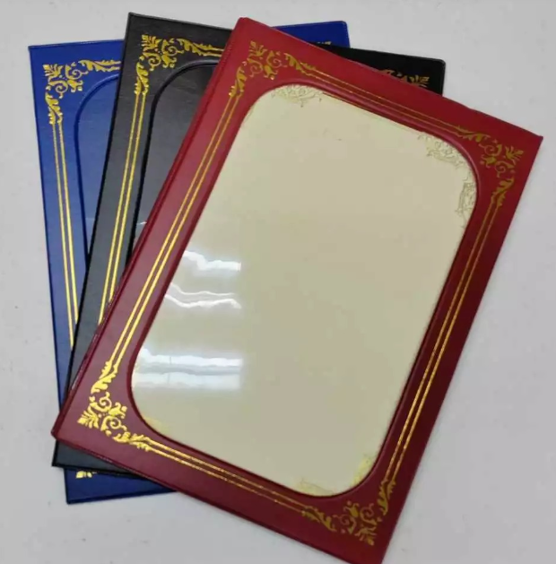 Certificate Holder With Window & Hot Stamping