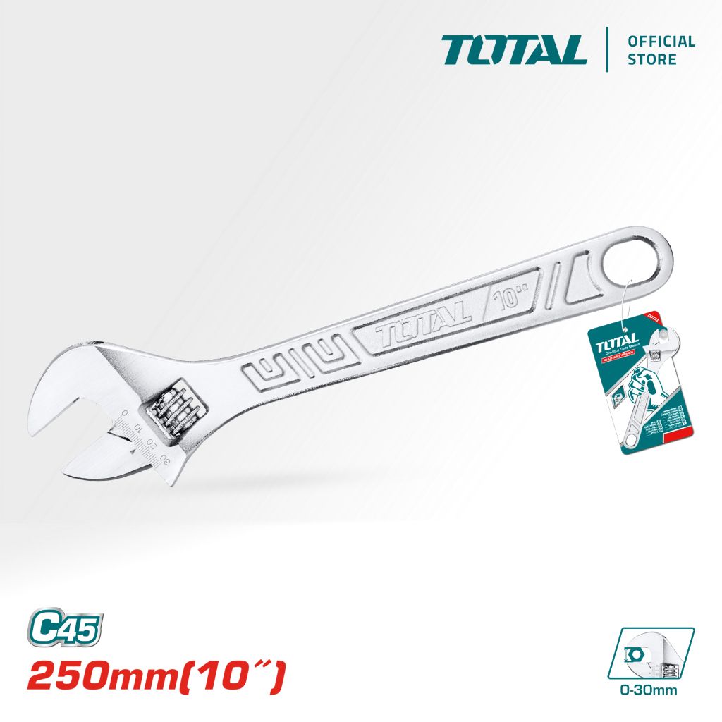 TOTAL Adjustable Wrench (8"/12")
