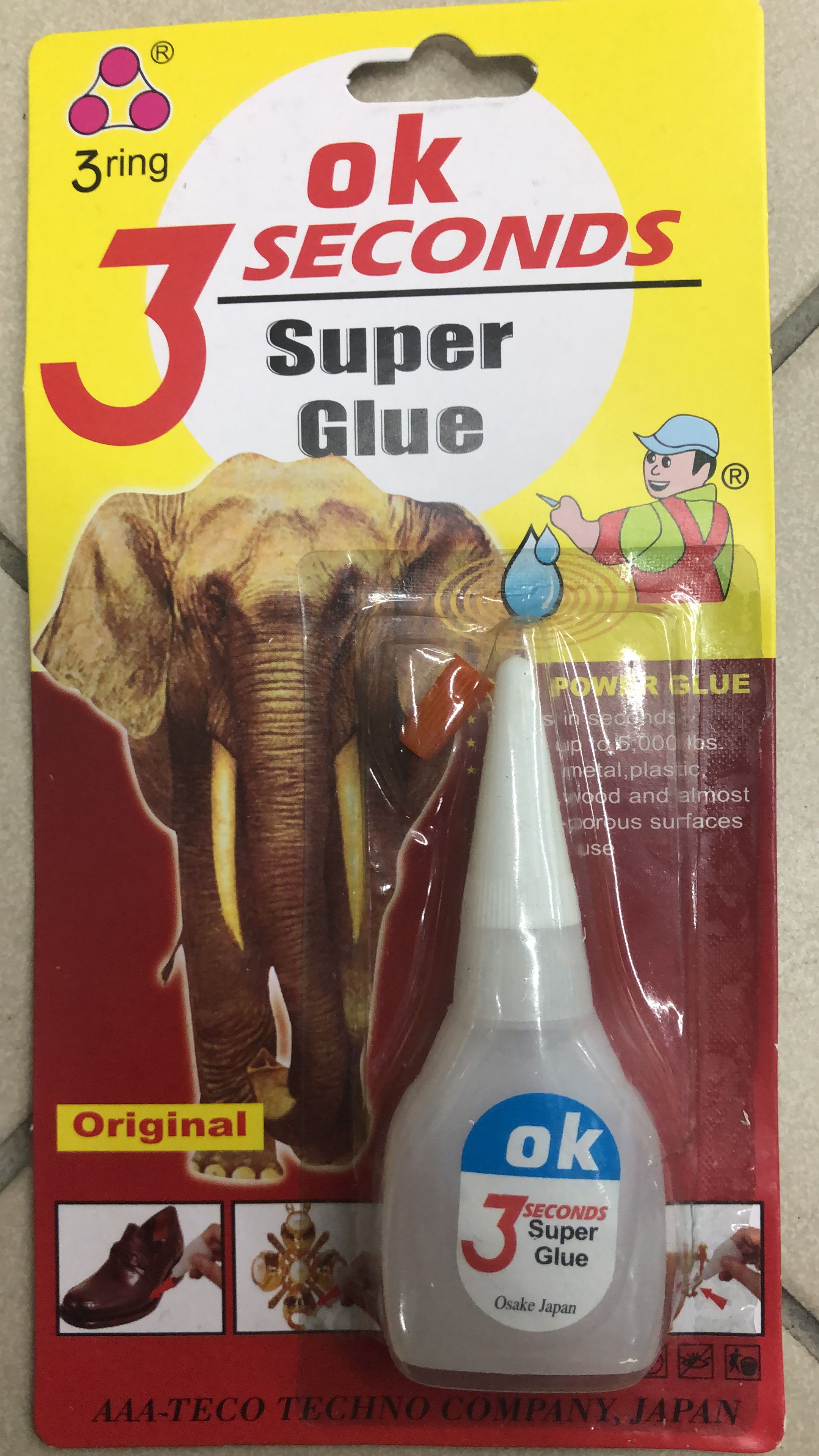 OK 3 Seconds Super Glue