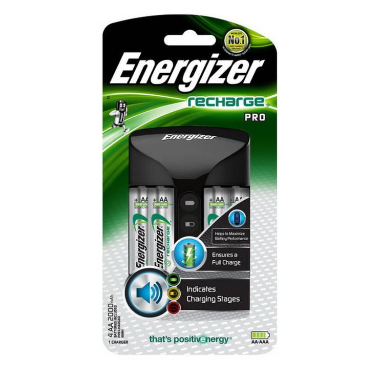 Energizer CHPRO Recharge Pro + 4x AA Rechargeable Batteries