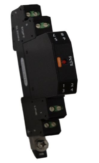 Signal Surge Protector, 7.5VDC, 500mA, 20kA, Indicator, 1 Pair c/w Base and alarm output