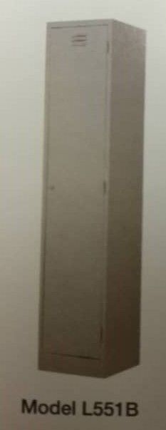 1- Compartment Locker with keylock