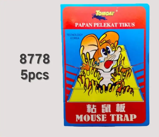 Soloni 8778 Pelekat Tikus/ Mouse Trap 5pcs 5pcs Pelekat Tikus Y-KTC-8778-KK